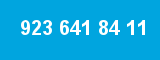 923 641 84 11 923 641 84 11